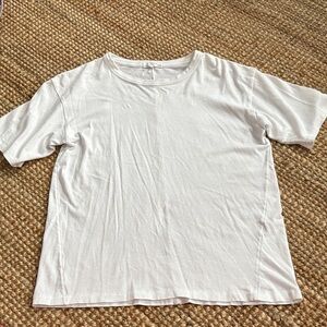 Rag & Bone White Crew Neck Tee